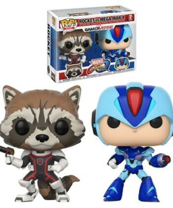 Funko POP! Marvel vs. Capcom - Rocket vs Mega Man X (CAJA DAÑADA)*